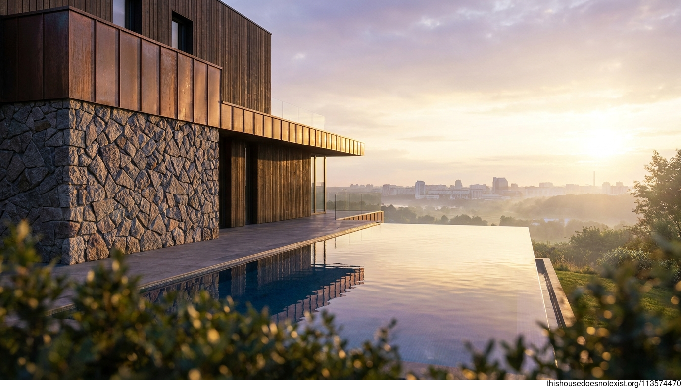 Copper, Cedar & Sunrise Pool