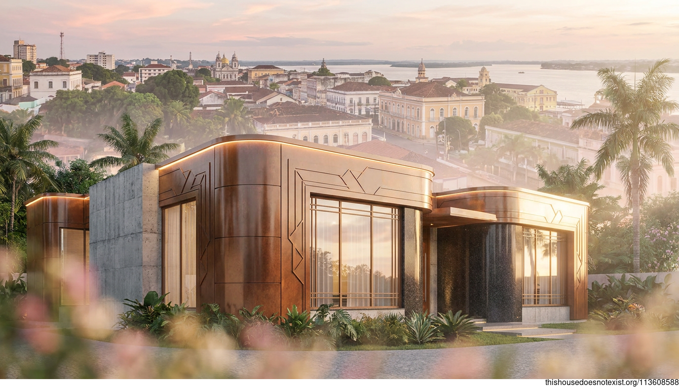 Modern Manaus Corten Concrete Home