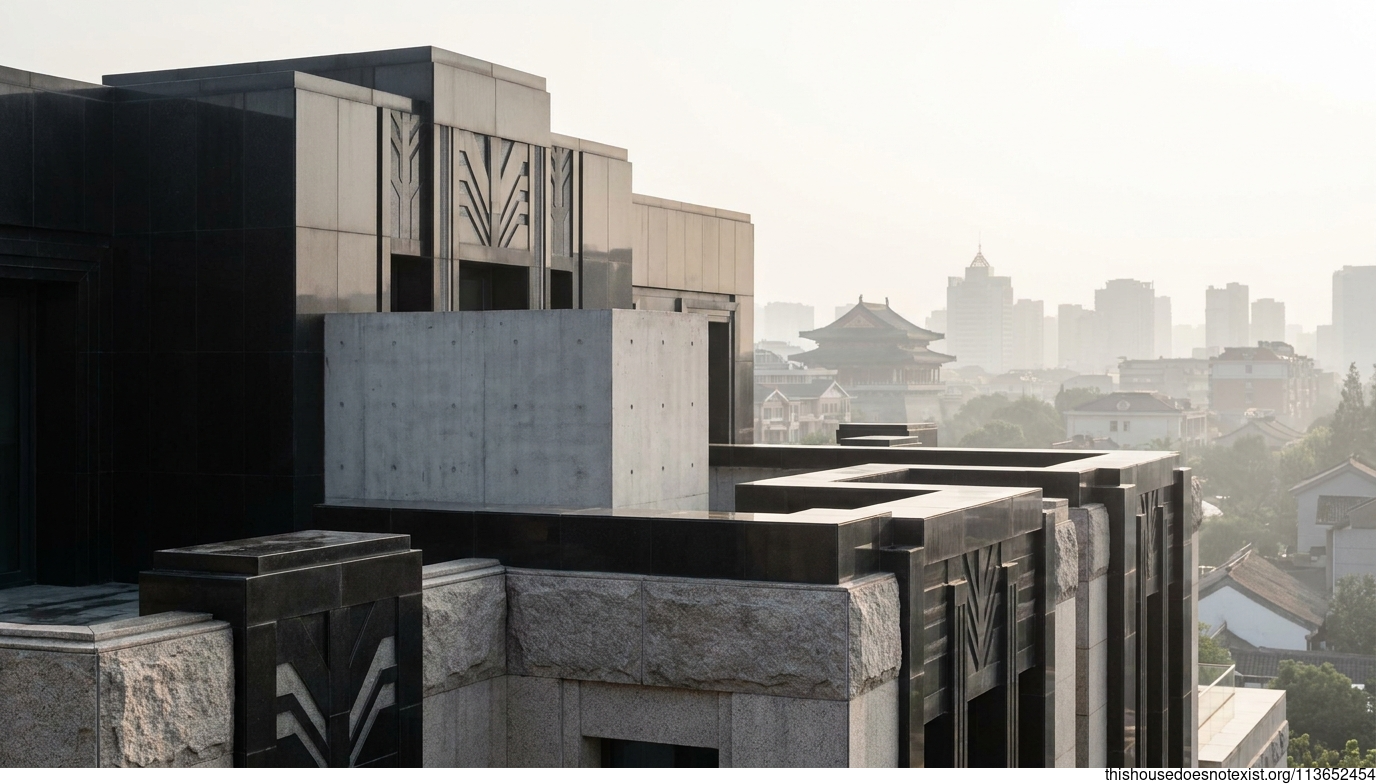 Nanjing Polished Stone Minimalist Exterior