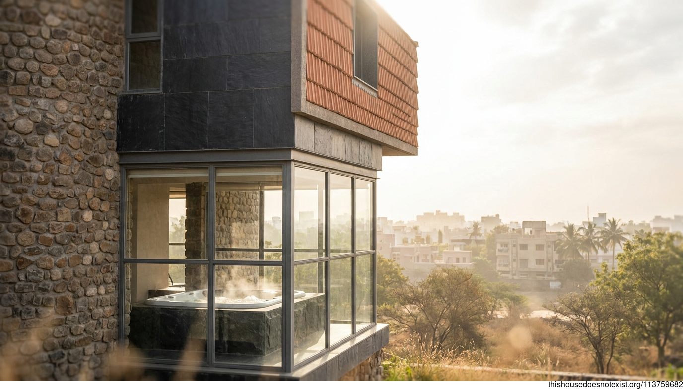 Circular Stone Industrial House, Vadodara