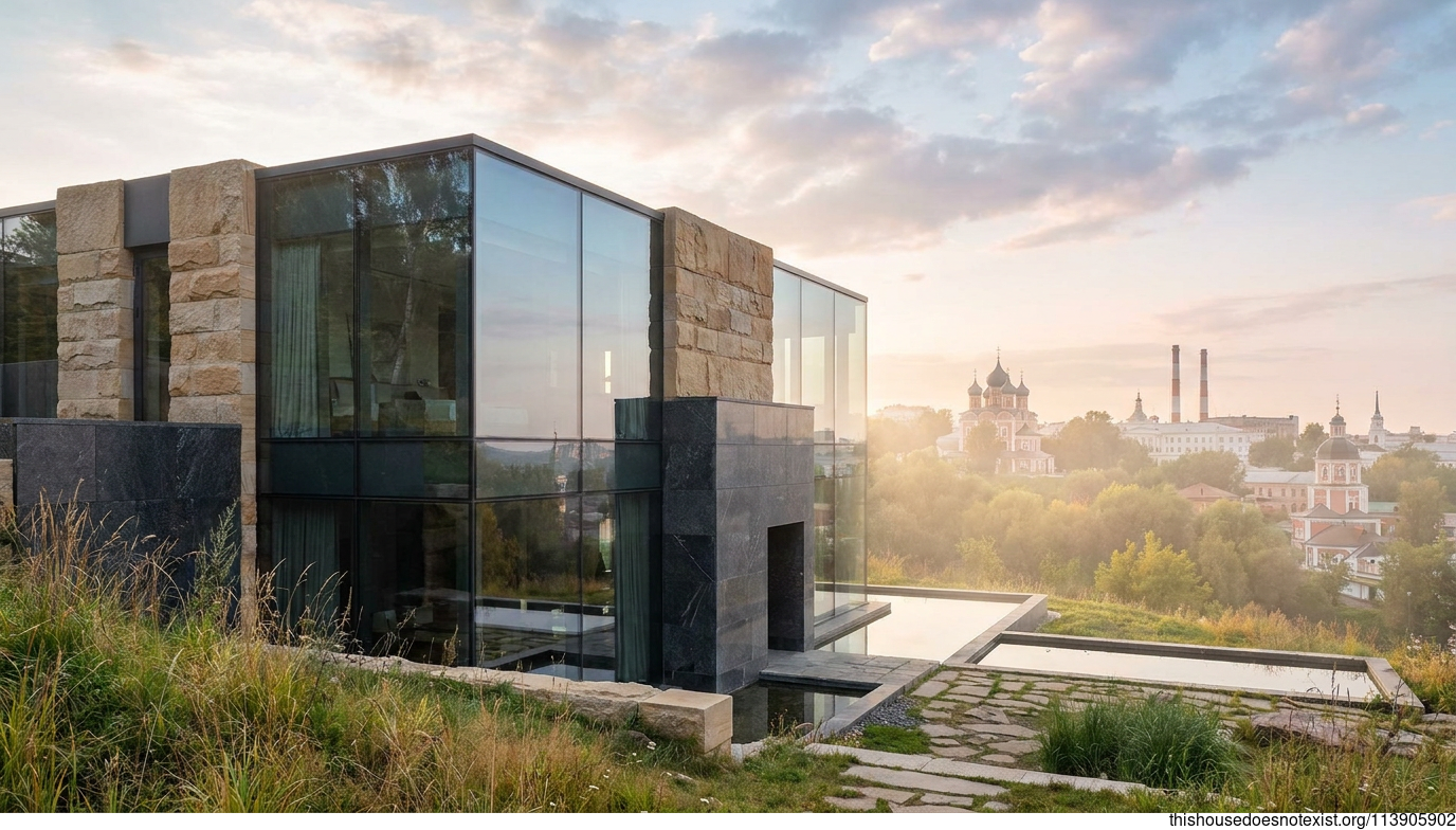 Industrial Modern Sandstone Residence Nizhny
