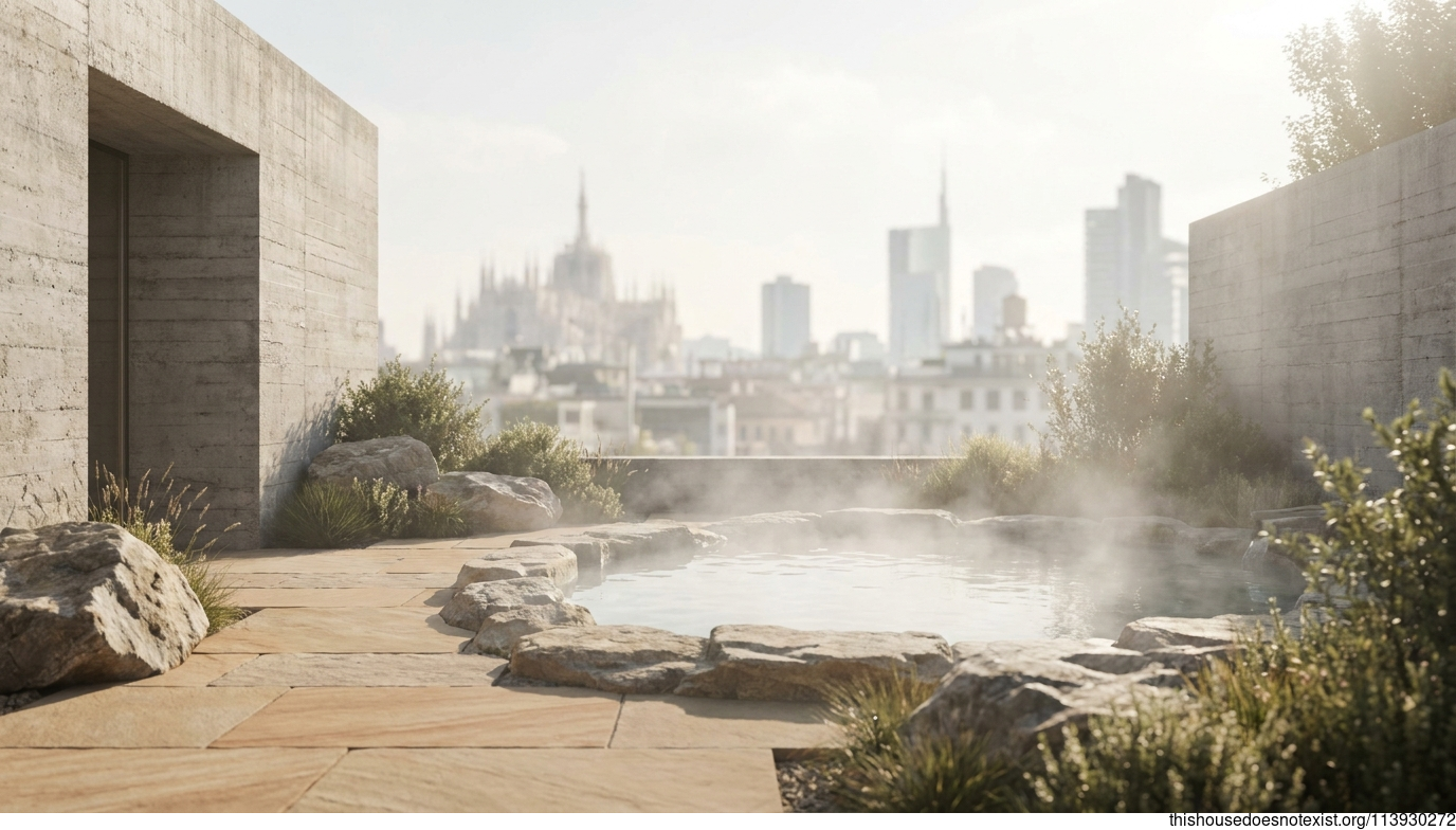 Modern Milan Eco-Garden Retreat