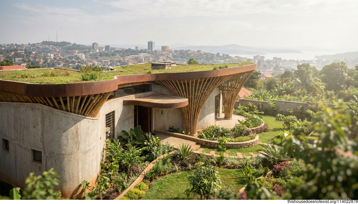 Eco-Modern Bamboo House Kampala