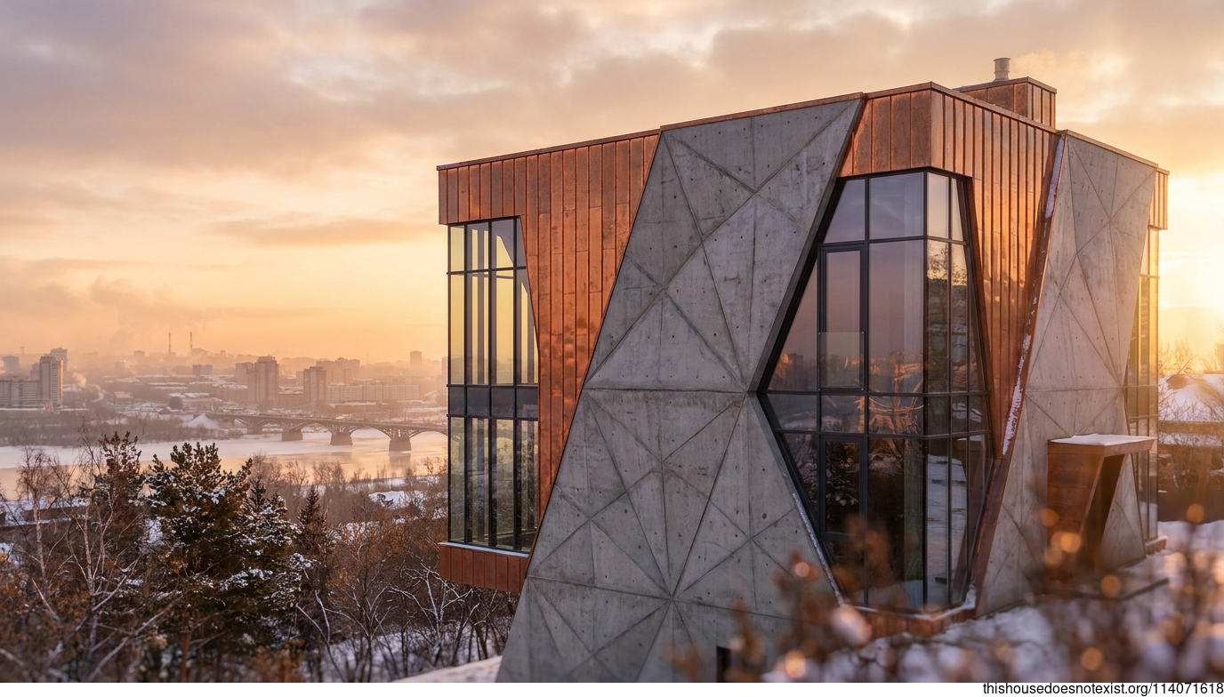 Triangular Concrete Sunset