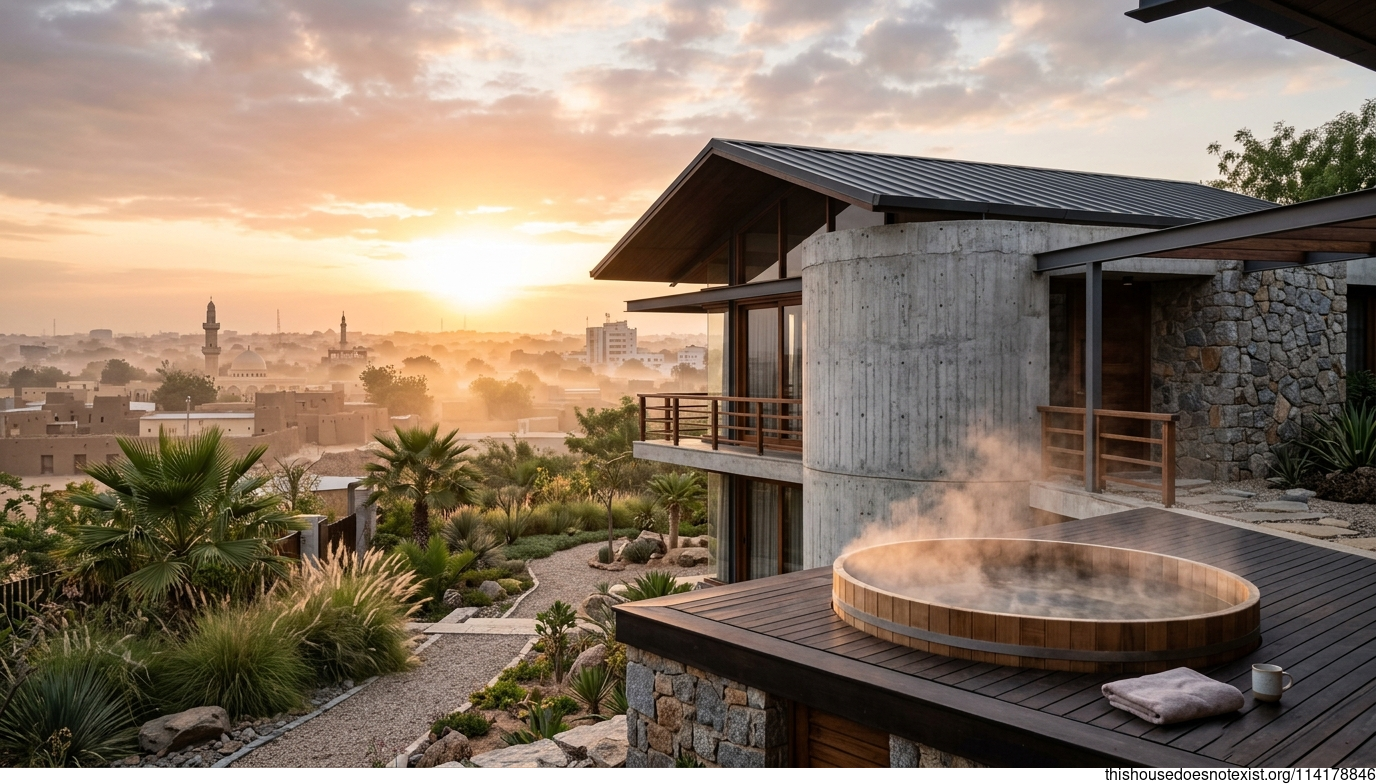 Kano Concrete Sunrise Jacuzzi