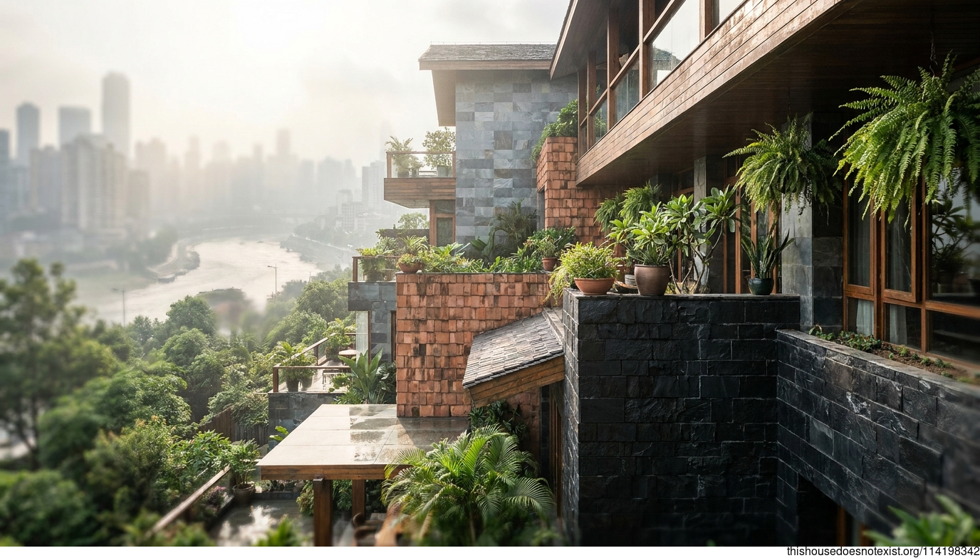 Polished Tropical Maximalist Chongqing Exterior