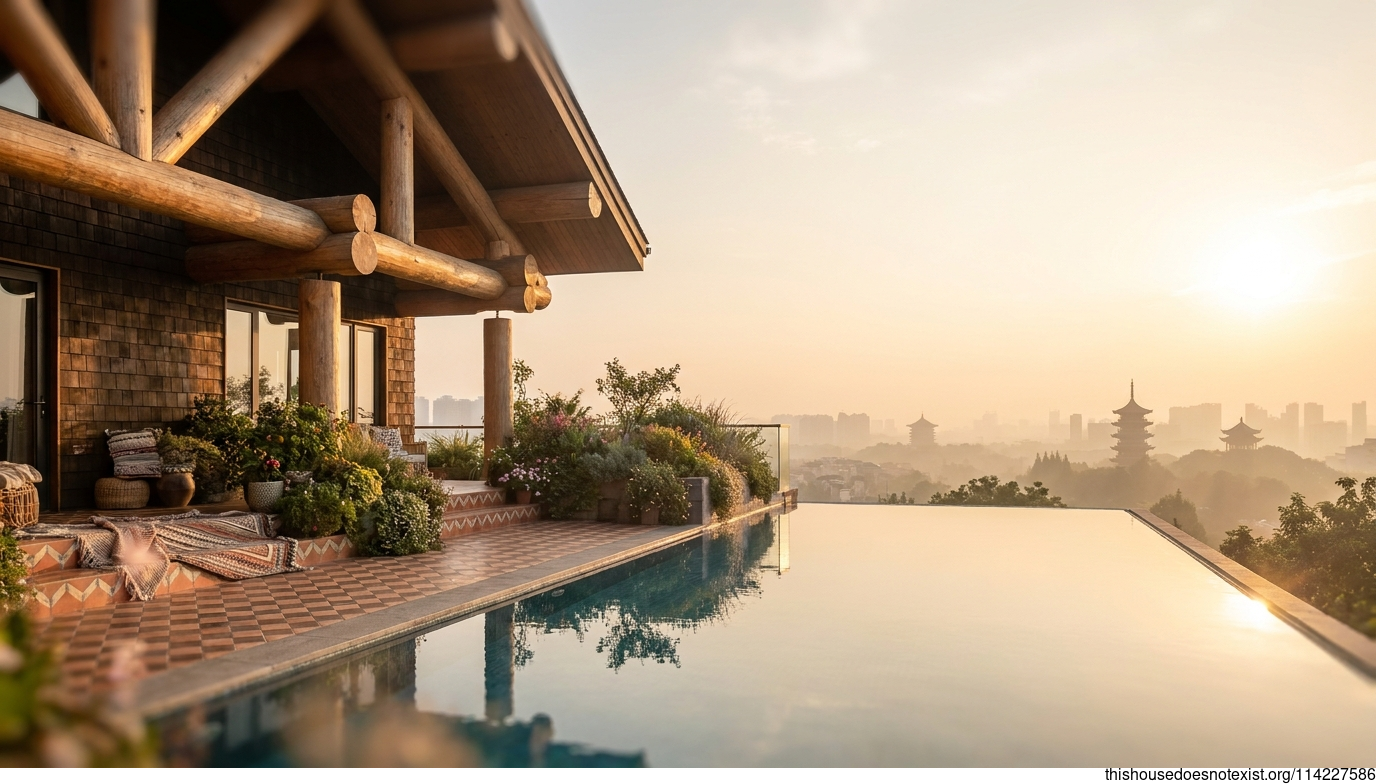 Scandinavian Cedar Sunrise Retreat