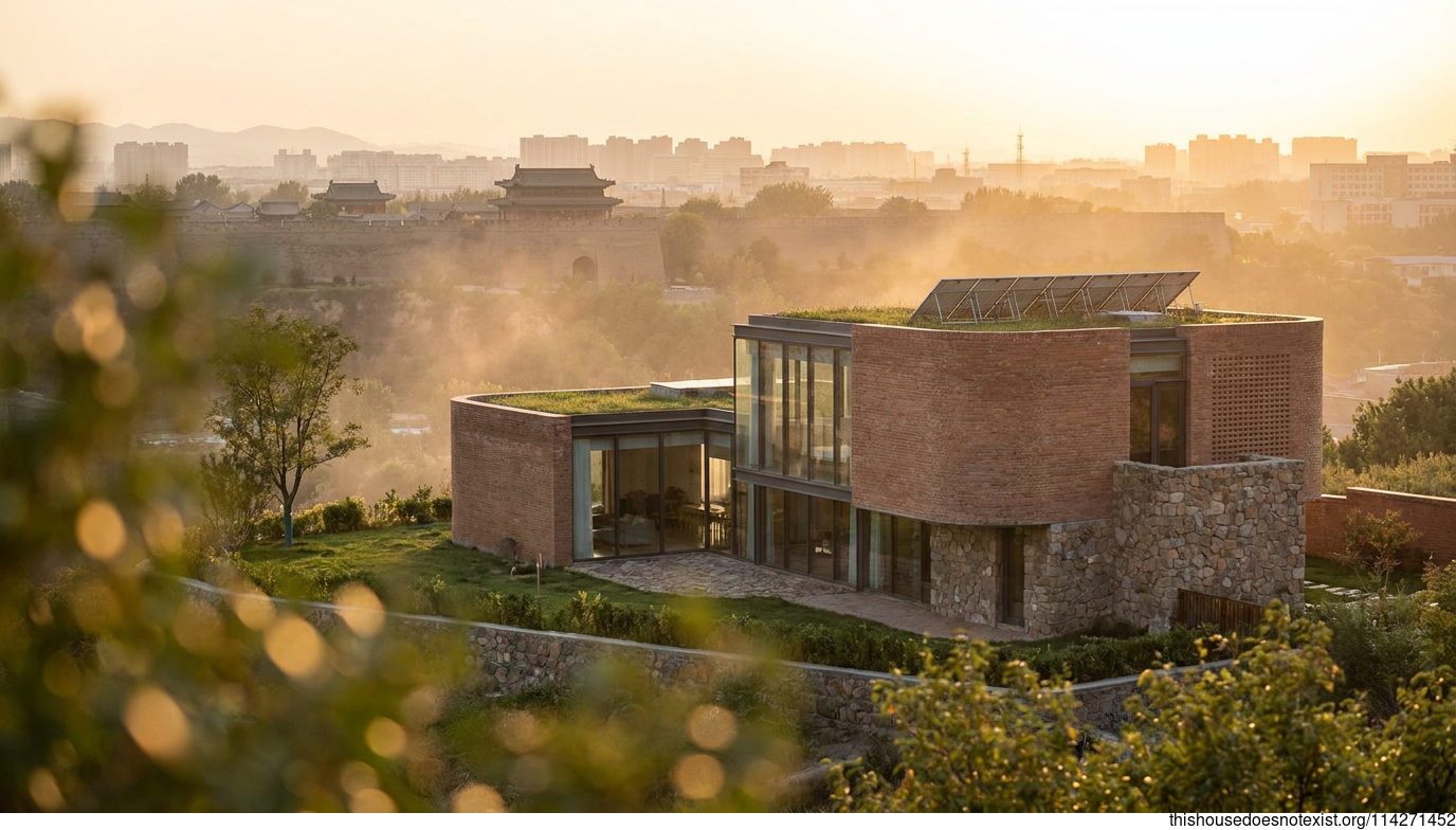 Modern Minimalist Eco Home in Datong