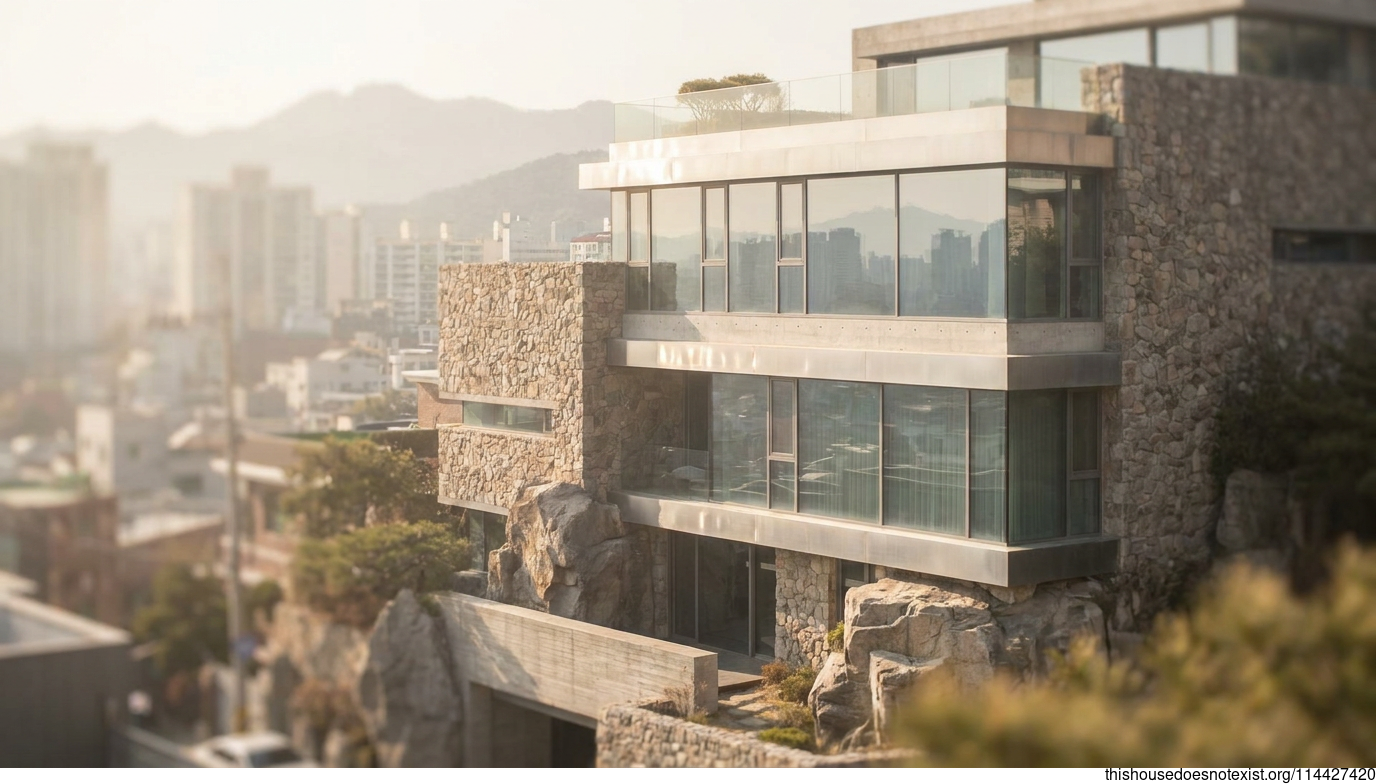 Seoul Maximalist Stone-Glass Modern