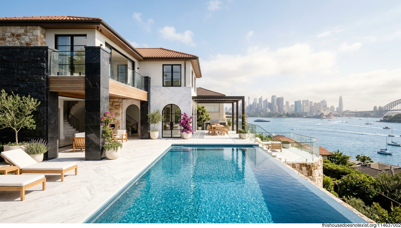 Polished Mediterranean Noir in Sydney
