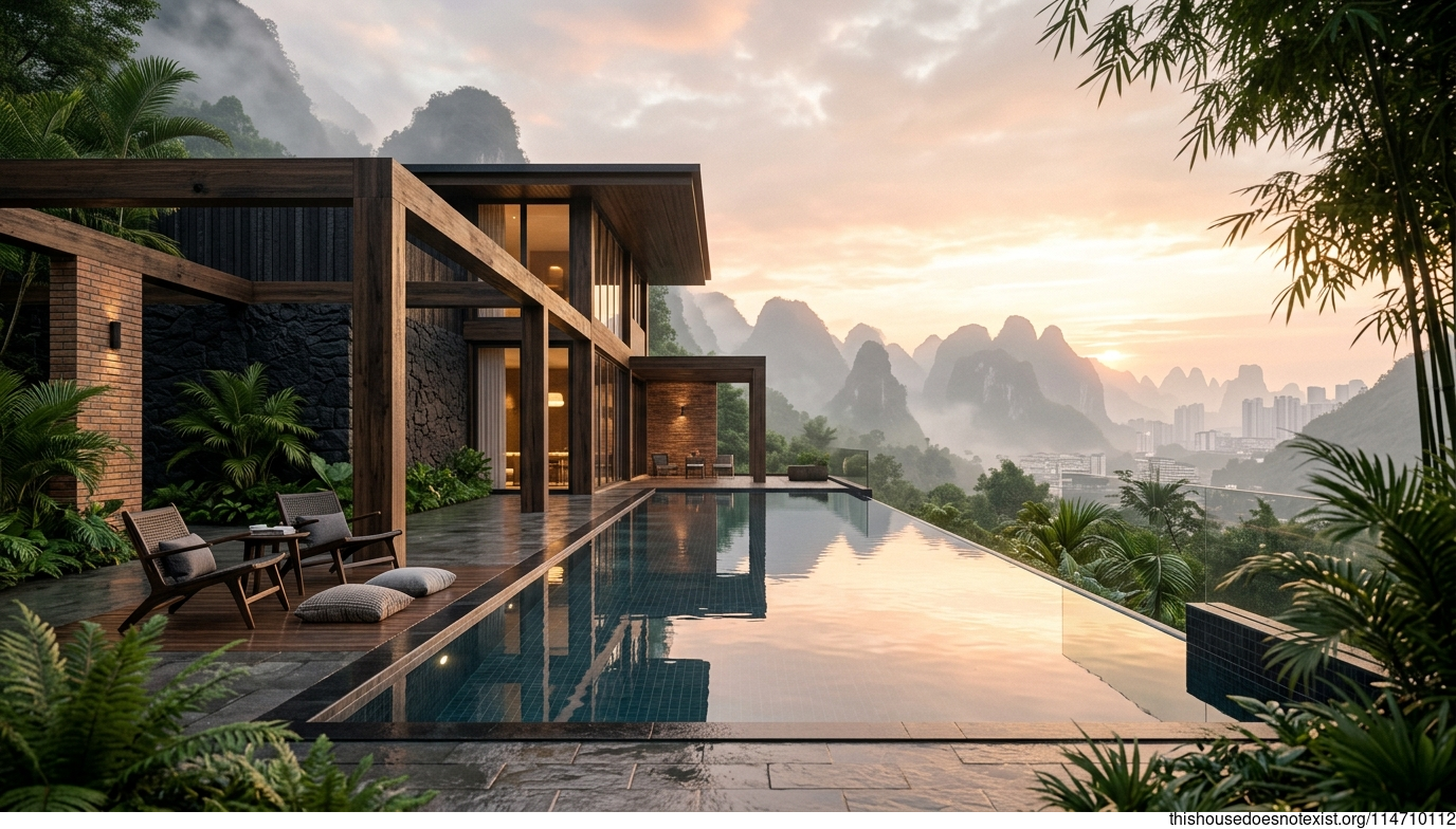 Guiyang Sunrise Timber House