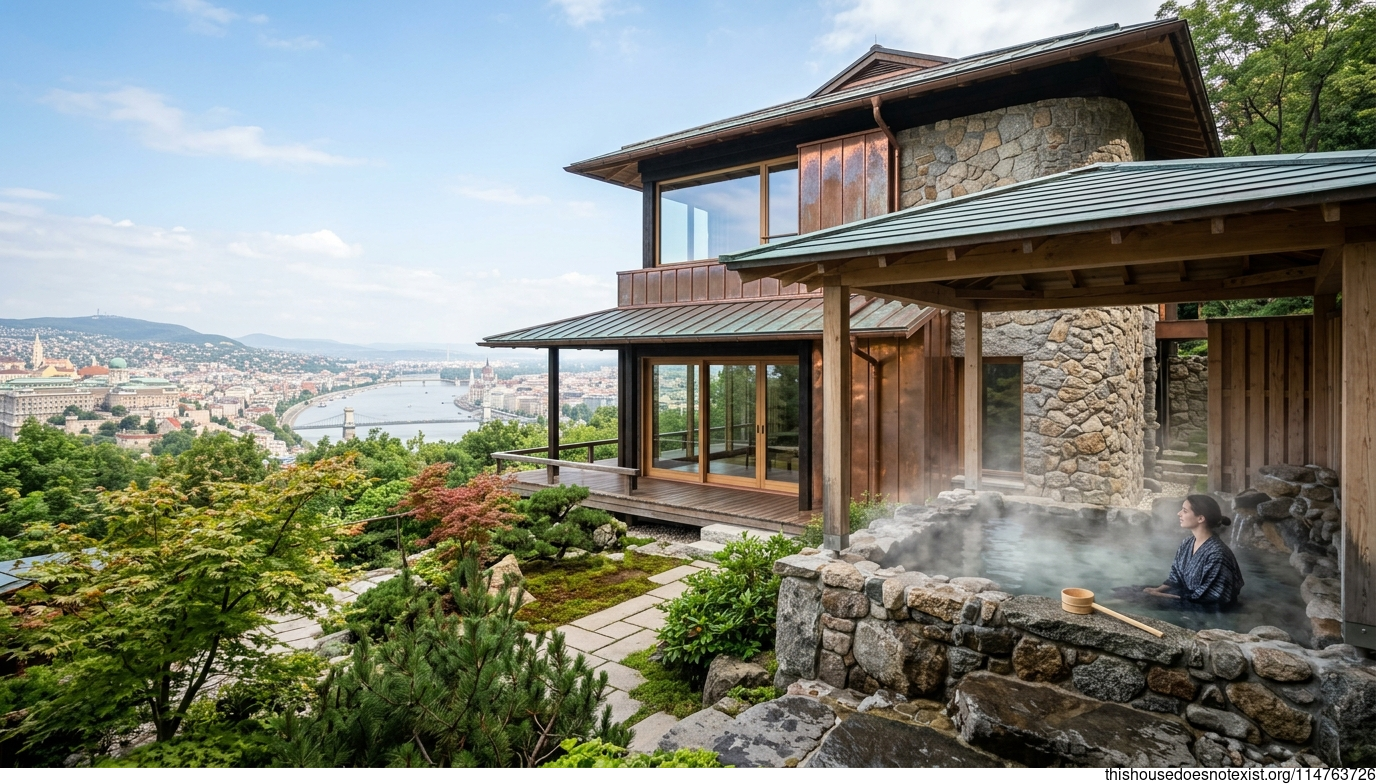Japanese Granite Spring House Budapest