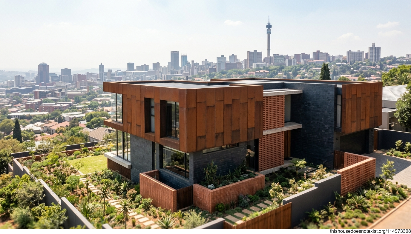 Corten Minimalist Johannesburg Residence
