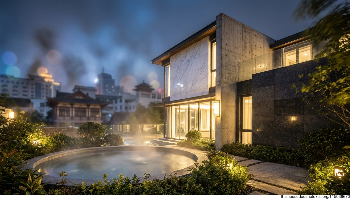 Polished Tropical Night Retreat