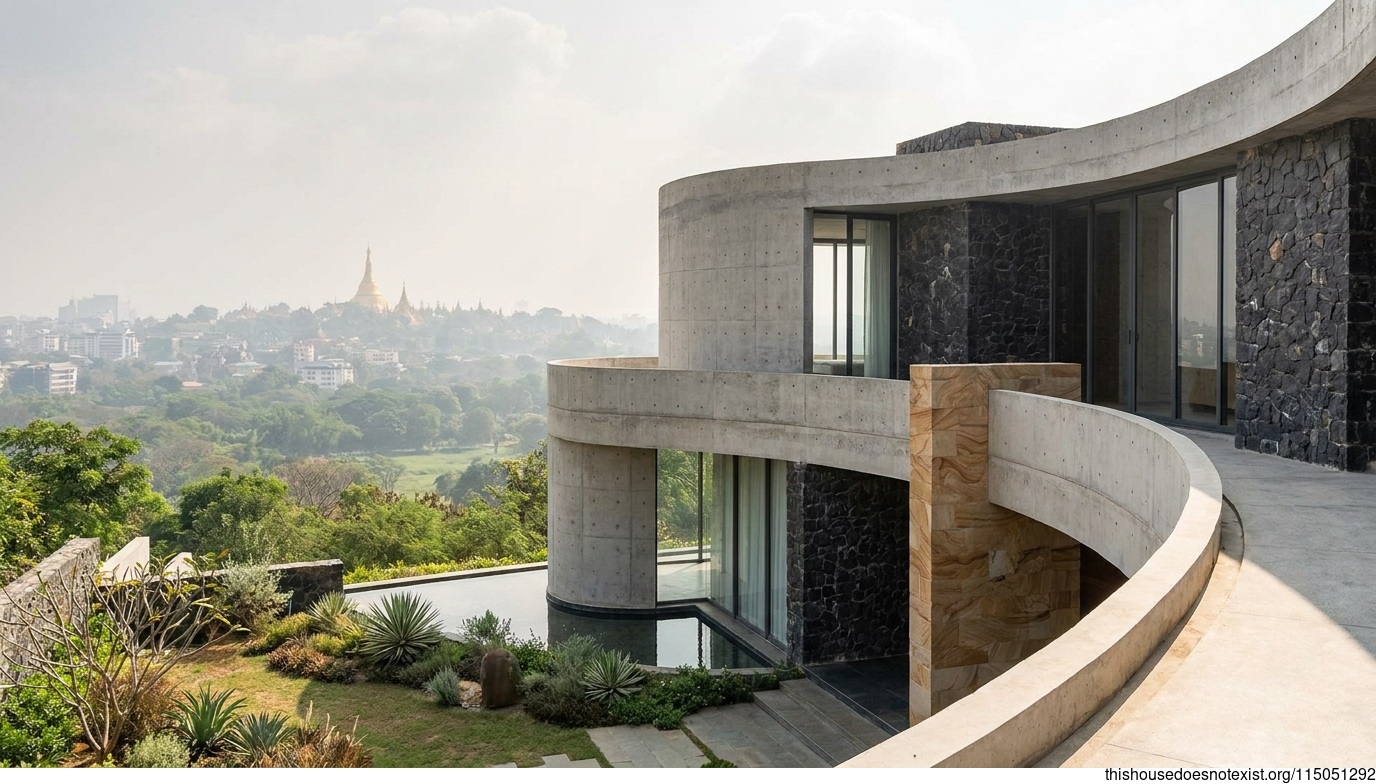 Mediterranean Modern House in Yangon