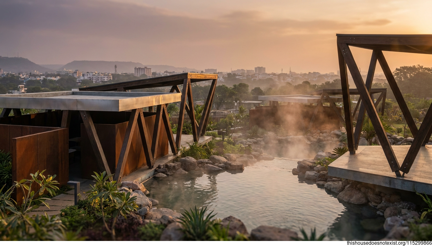 Modern Corten Garden