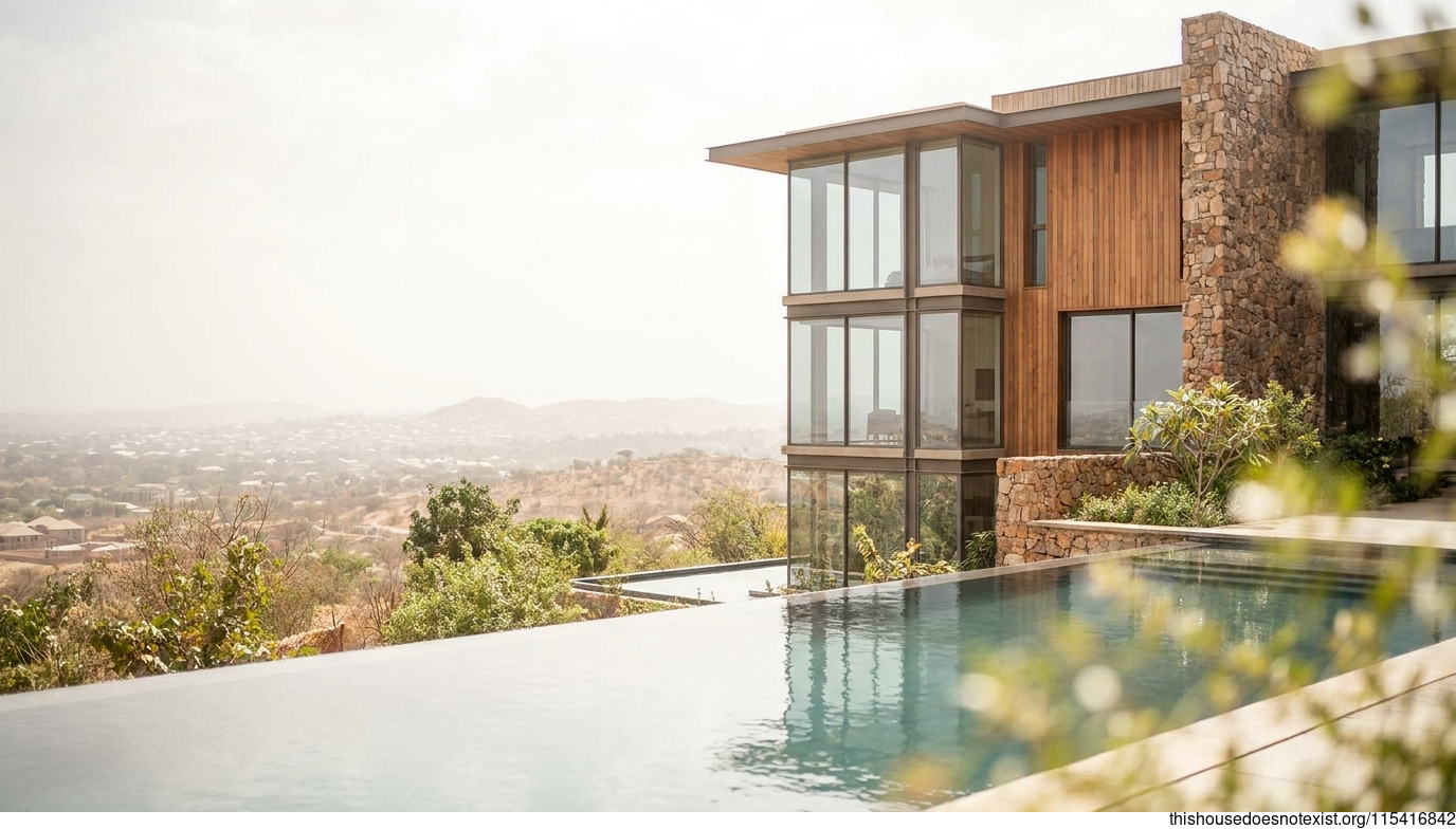 Modern Kaduna Glass Rock Retreat