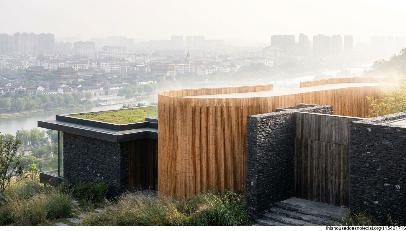 Modern Minimalist Curve House Linyi
