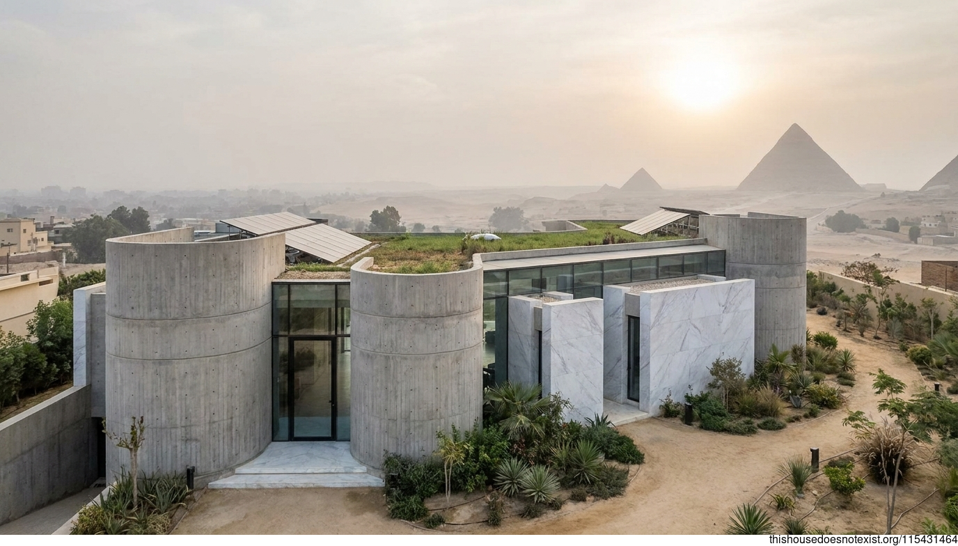 Modern Eco Home in Giza, Egypt