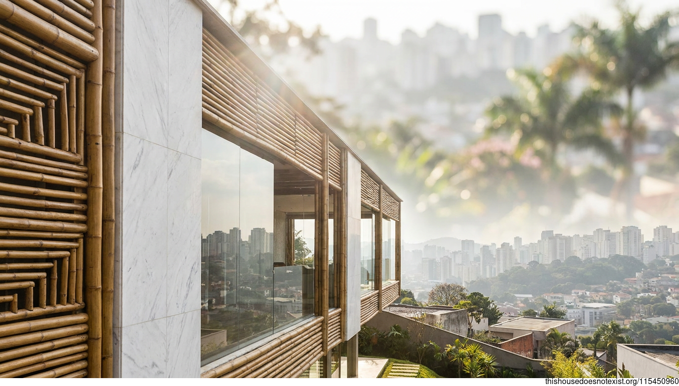 São Paulo Marble-Bamboo Daylight House