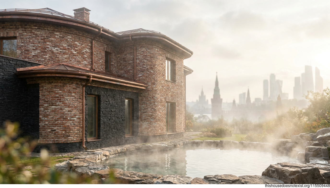 Curved Copper Mediterranean in Moscow