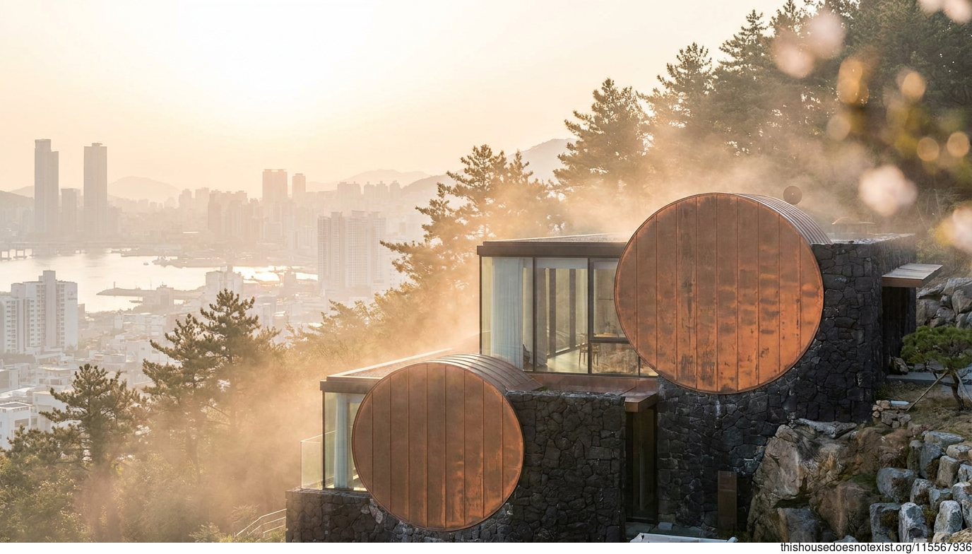 Scandinavian Copper Circle at Sunrise
