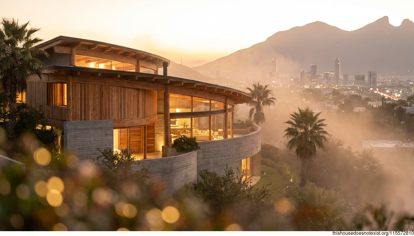 Tropical Concrete Sunset