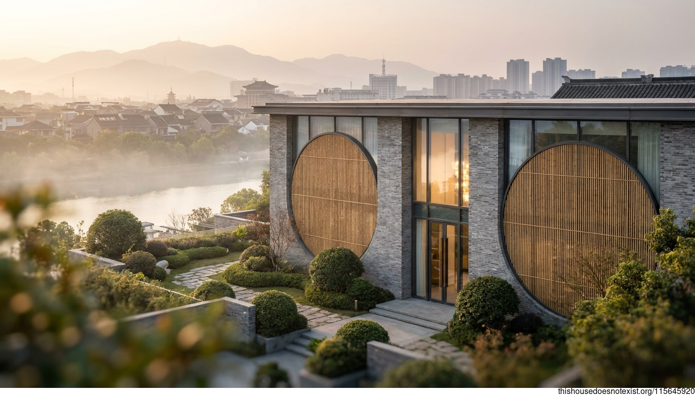 Cixi Circular Bamboo Deco House