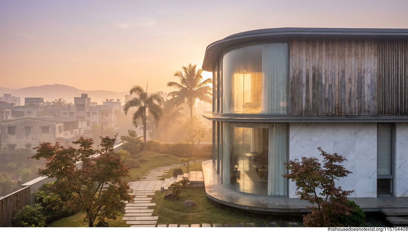 Modern Japanese-Inspired Sunrise Villa