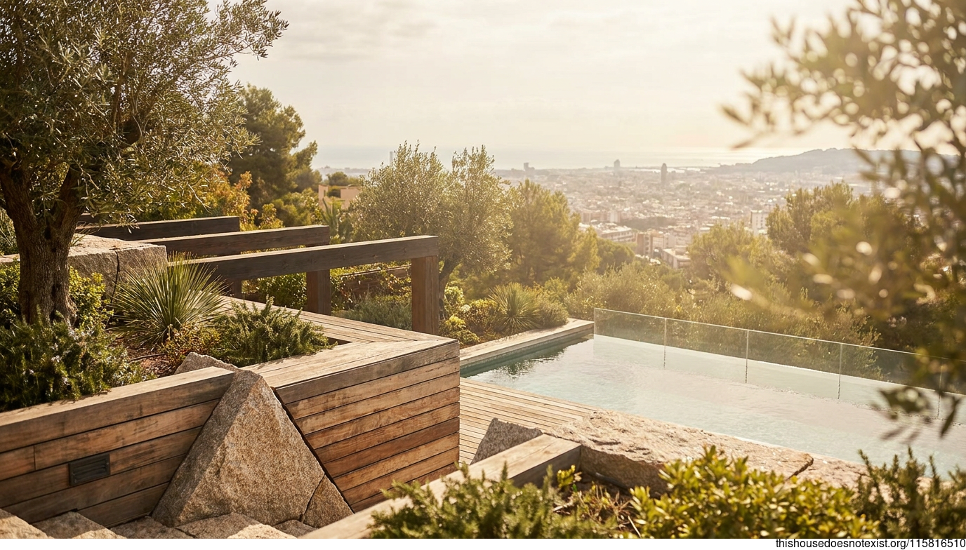 Barcelona Industrial Granite Garden