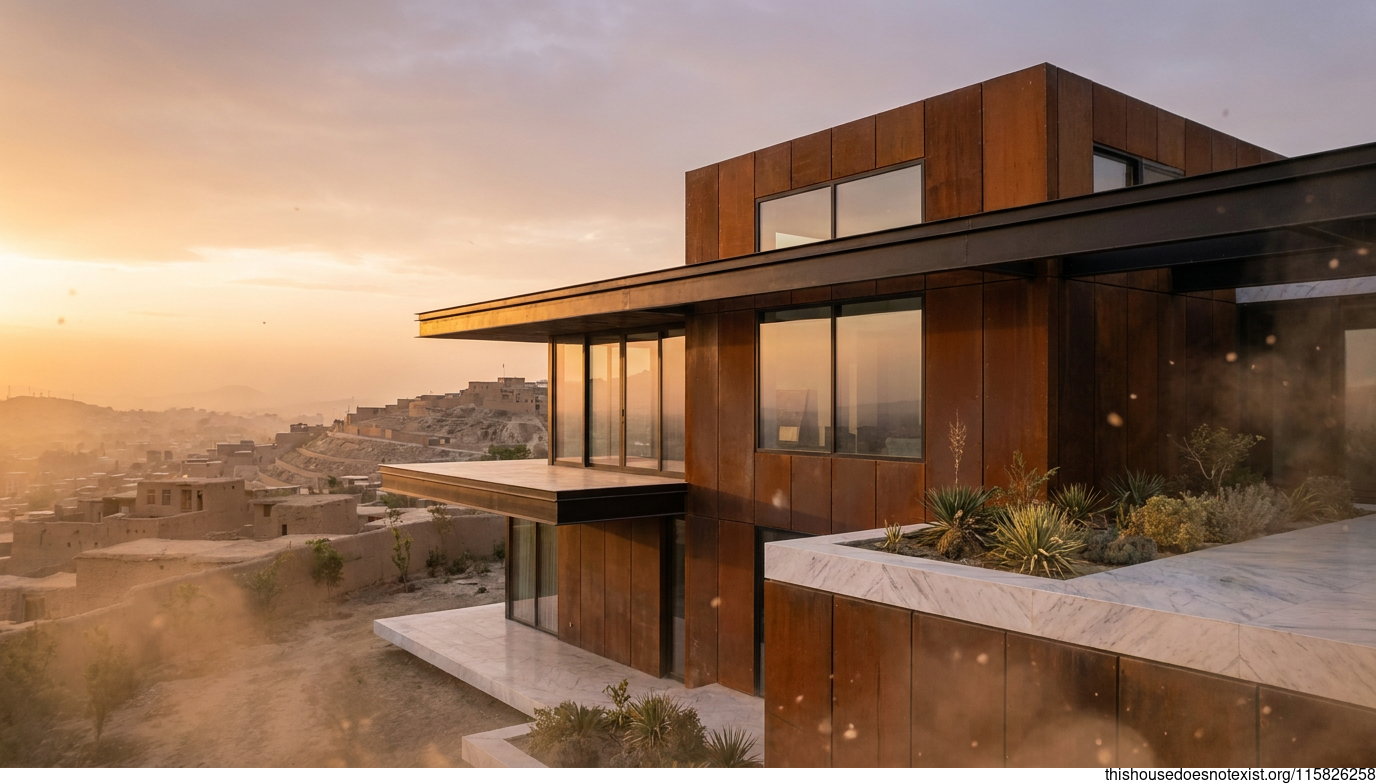 Modern Corten Kabul Residence