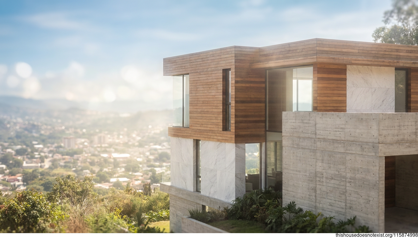 Modern Rectangular Residence in Tegucigalpa