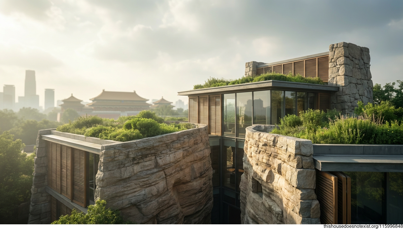 Curved Eco House Beijing