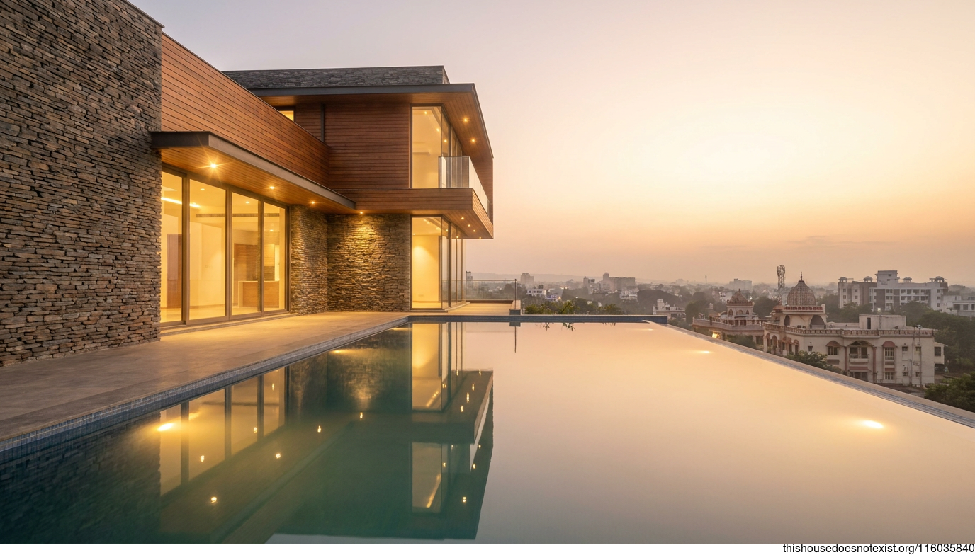 Mediterranean Minimalist Infinity in Raipur