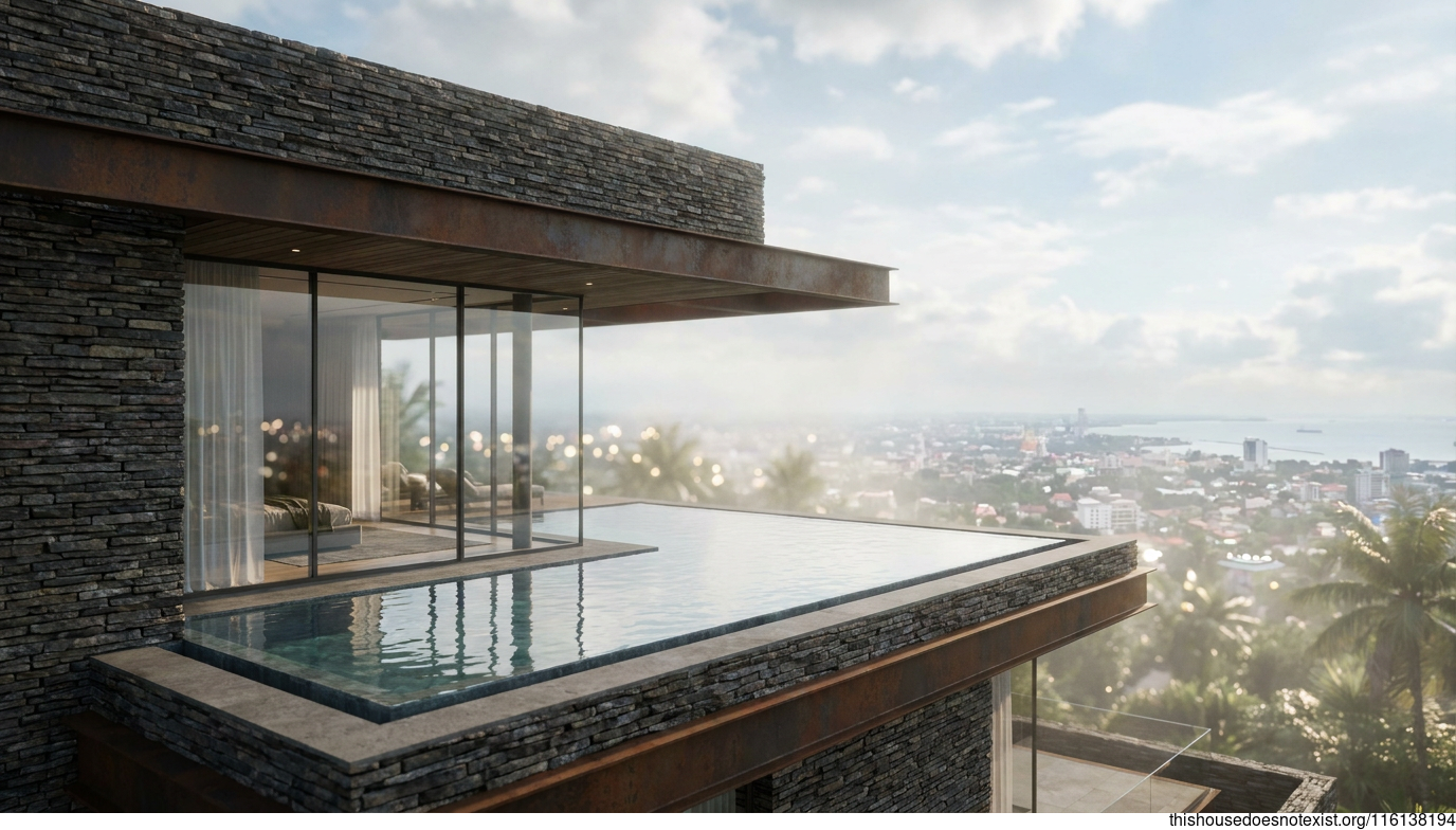 Futuristic Glass-Steel Makassar Residence