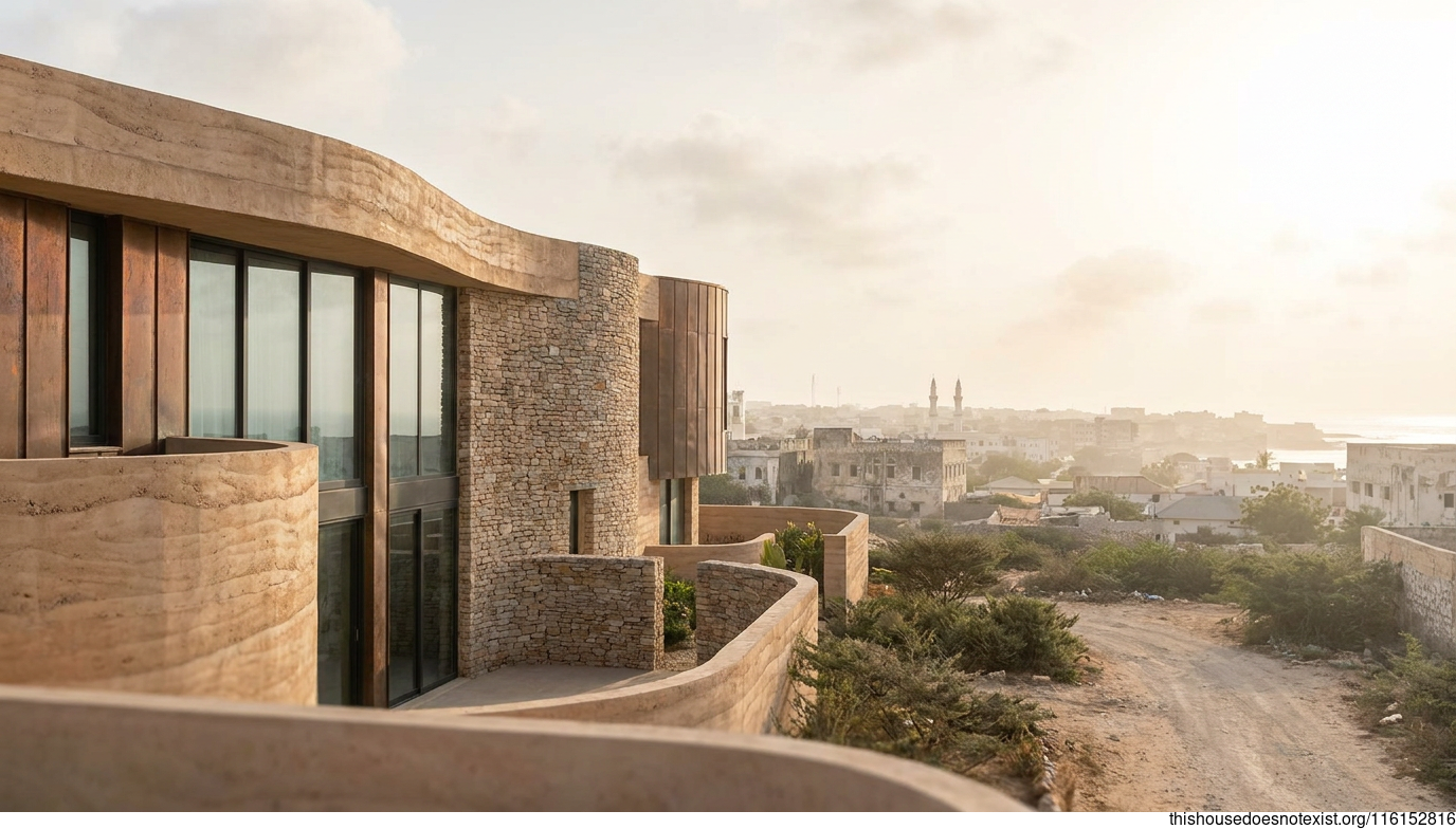 Mogadishu Sandstone Modern Home
