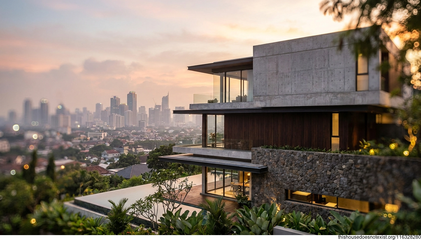 Polished Concrete Sunset Jakarta