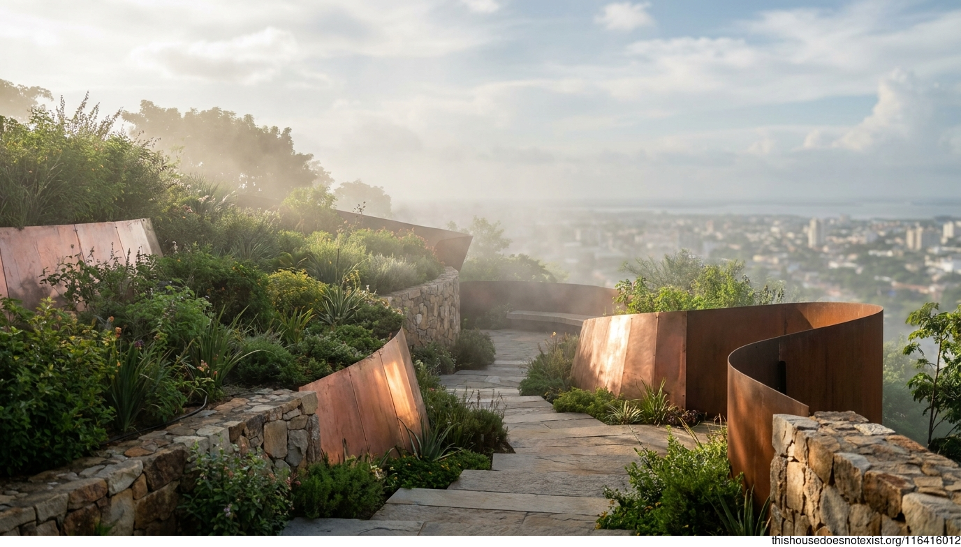 Modern Maracaibo Copper Garden