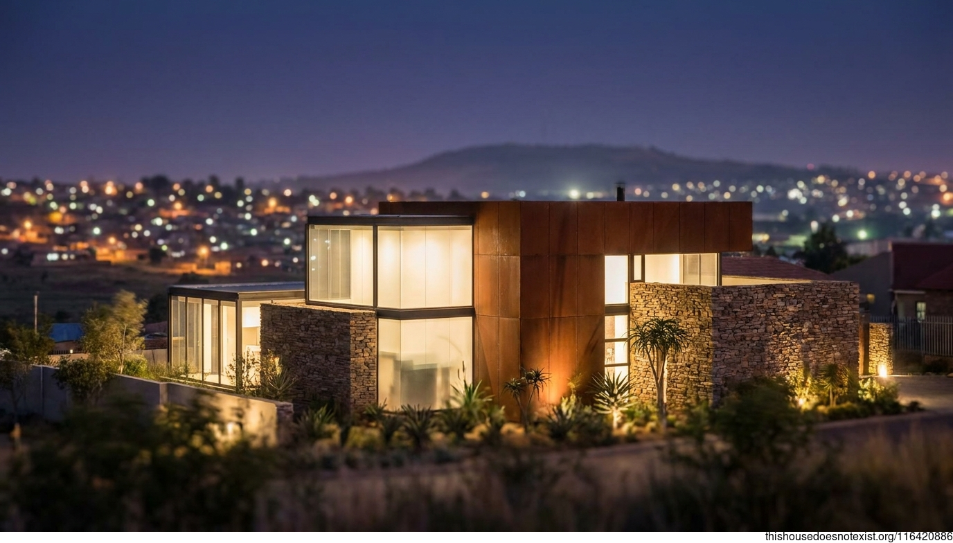 Modern Soweto Corten Home