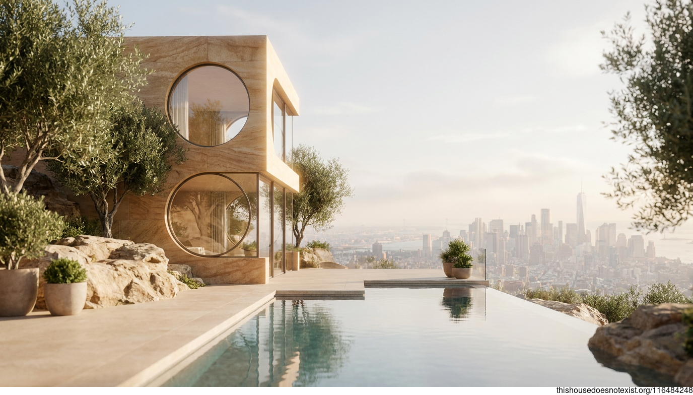Mediterranean Minimalist Manhattan House