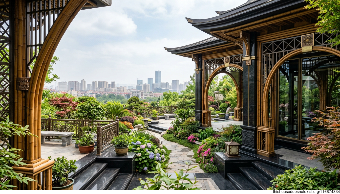 Maximalist Garden in Polished Steel
