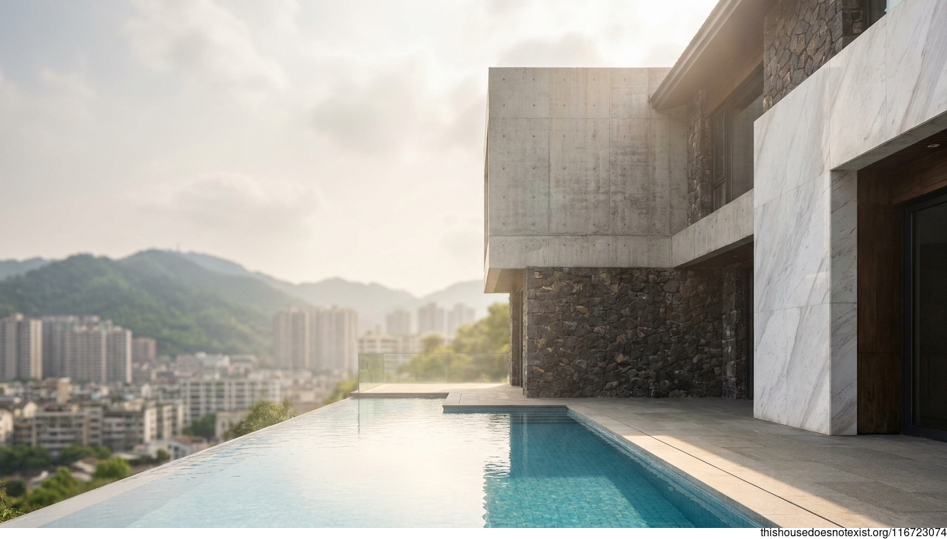 Triangular Stone Villa, Wenzhou