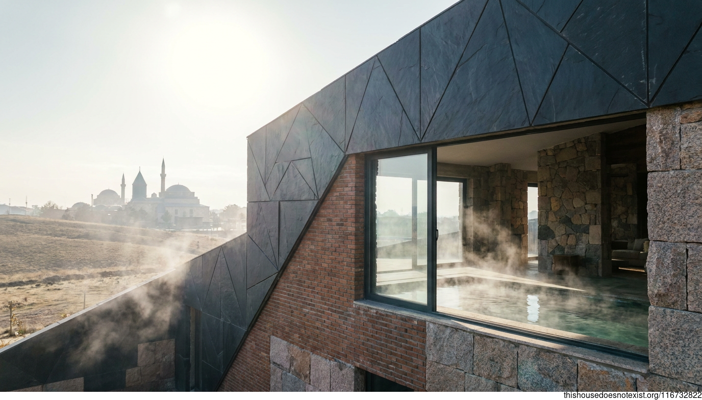 Modern Konya Slate and Granite Retreat