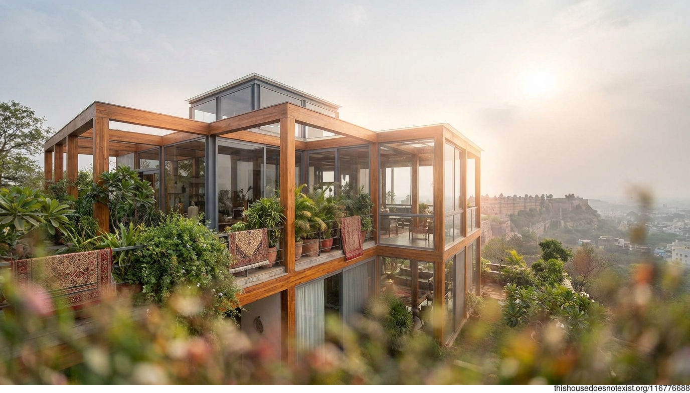 Modern Maximalist House in Gwalior, India