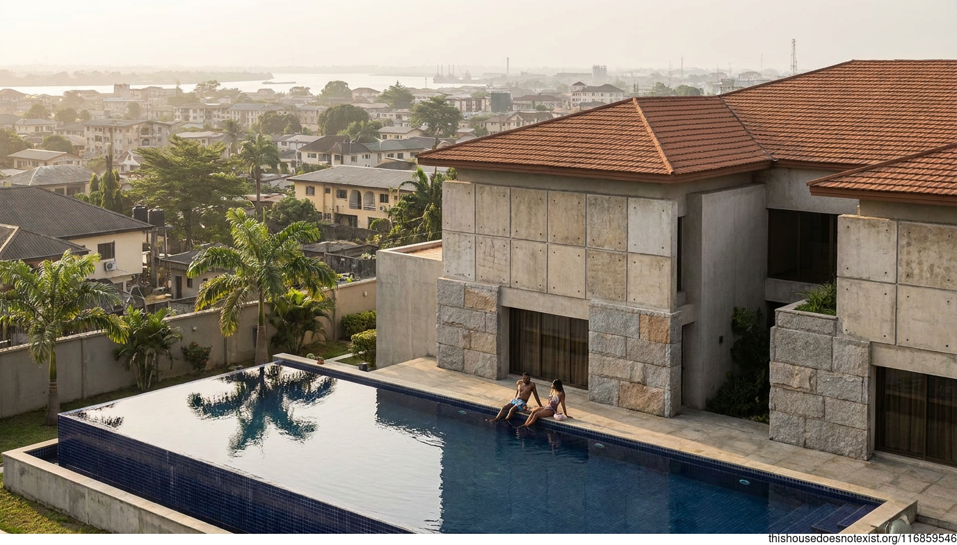 Concrete Harmony with Infinity Pool