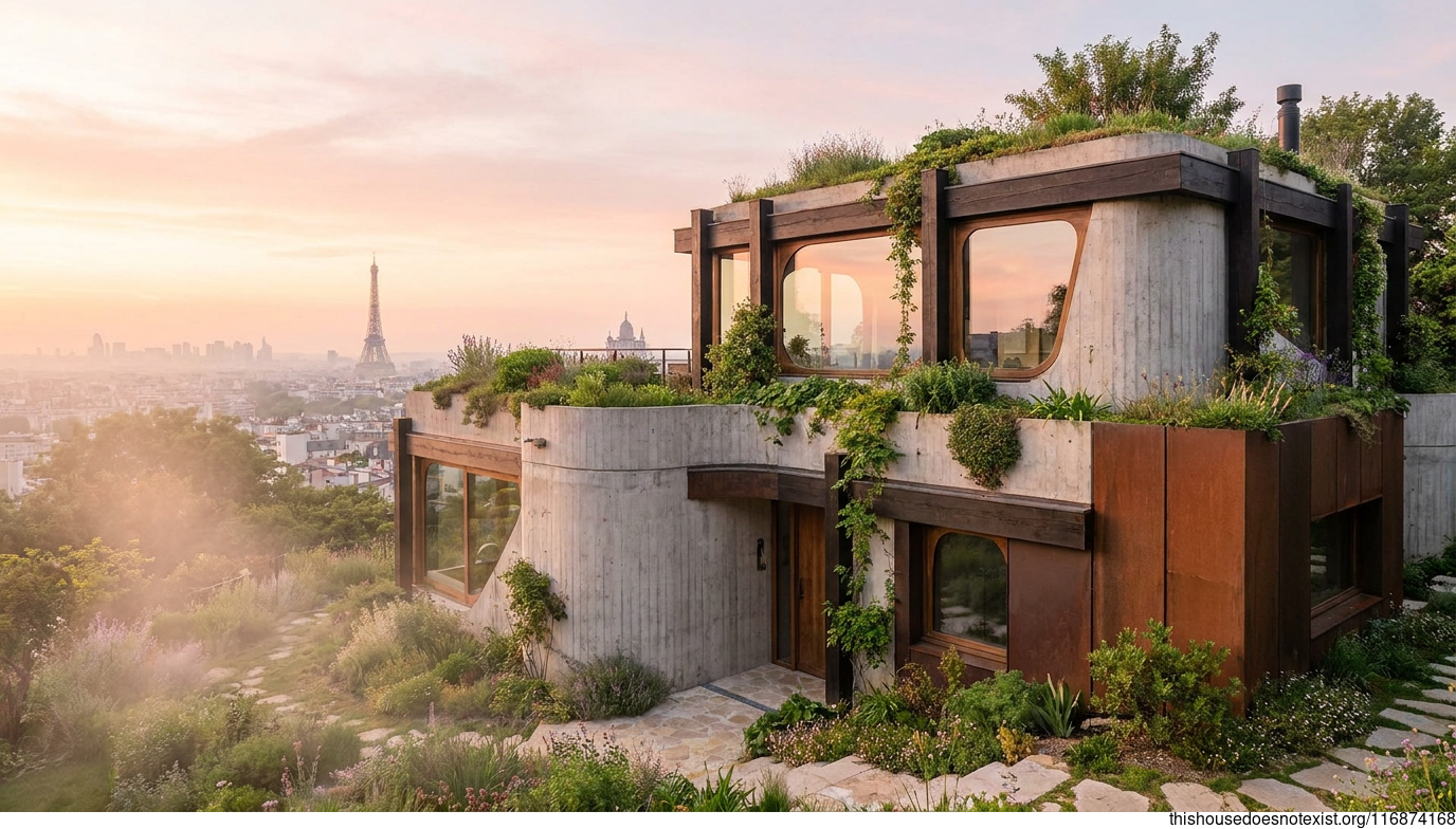 Paris Maximalist Eco Concrete Sunrise