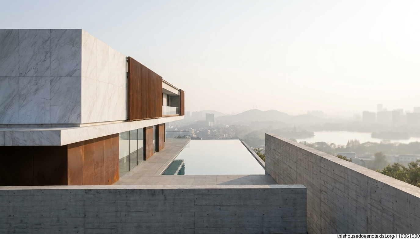 Minimalist Marble Villa
