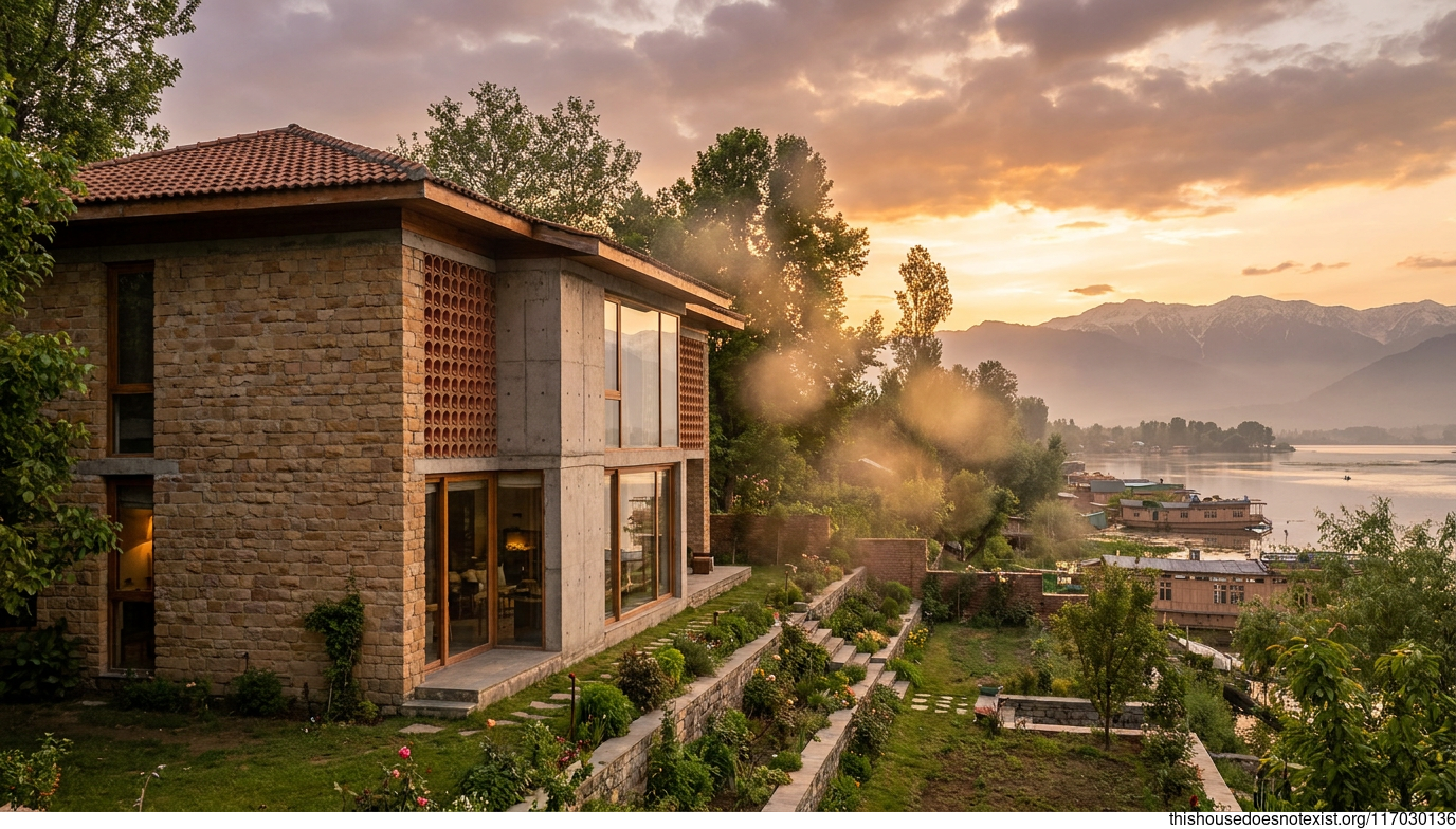 Terracotta Meets Sunset in Srinagar