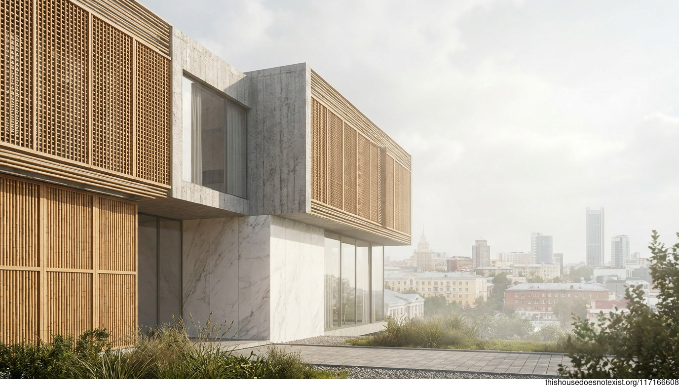 Mid-Century Concrete and Marble in Yekaterinburg