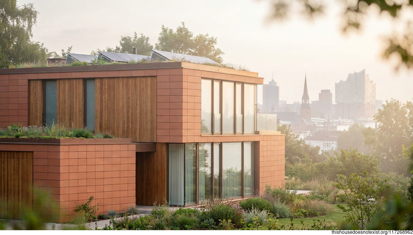 Eco-Minimalist Terracotta-Timber Harmony